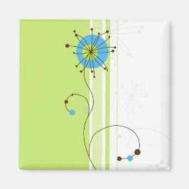 Íman Tipografia Verde Flor Moderna Simples