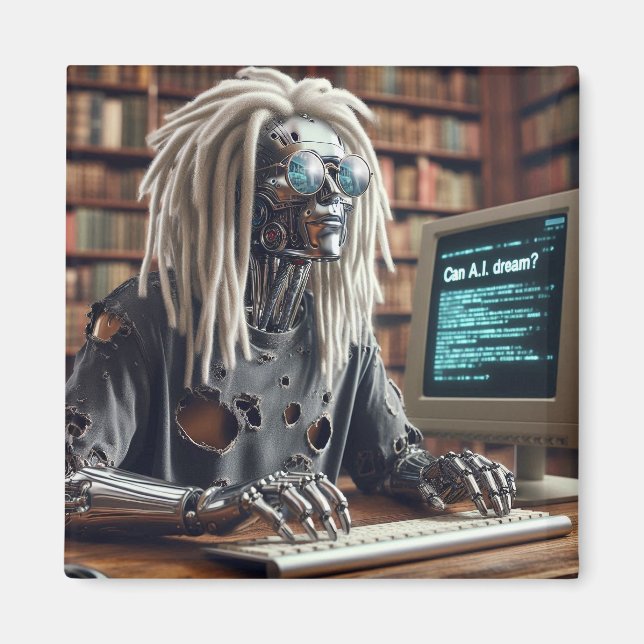 Íman Tipos robôs no teclado (Frente)