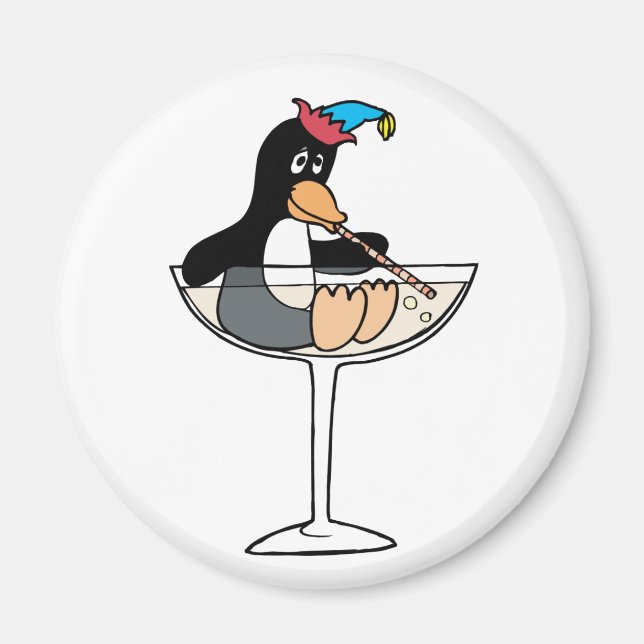 Íman Tipsy Penguin (Frente)