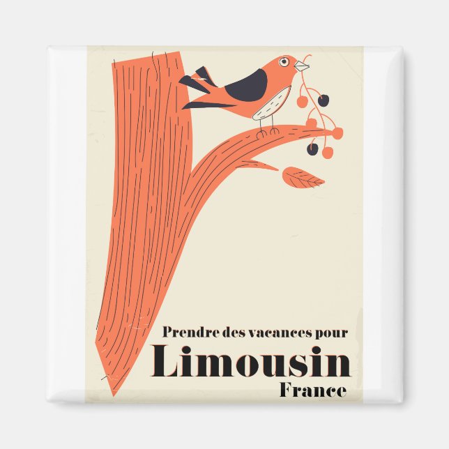 Íman Tirar férias para Limousin França . (Frente)