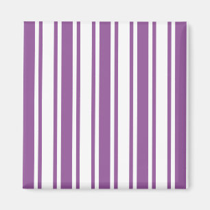 Íman Tiras de doces, púrpuras e brancas