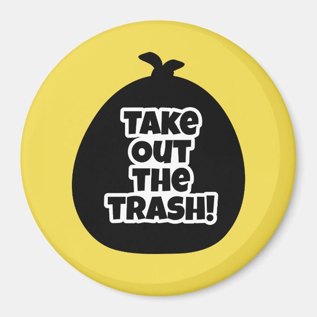 Íman Tire o lixo! (Frente)