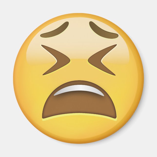 Íman Tired Face Emoji (Frente)