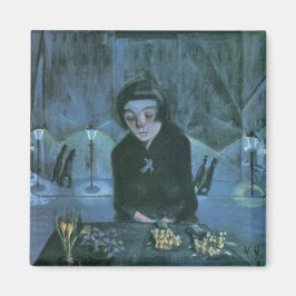 Íman Tired Flower Girl (por Walter Gramatté)