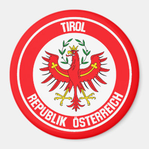 Íman Tirol Round Emblem