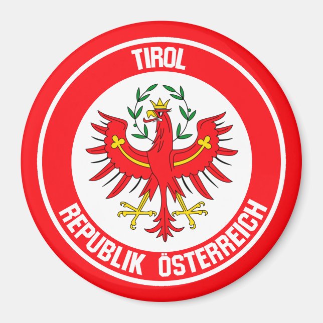 Íman Tirol Round Emblem (Frente)