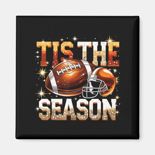 Íman Tis The Season Football Lovers Helmet Srts Fan Gif (Frente)