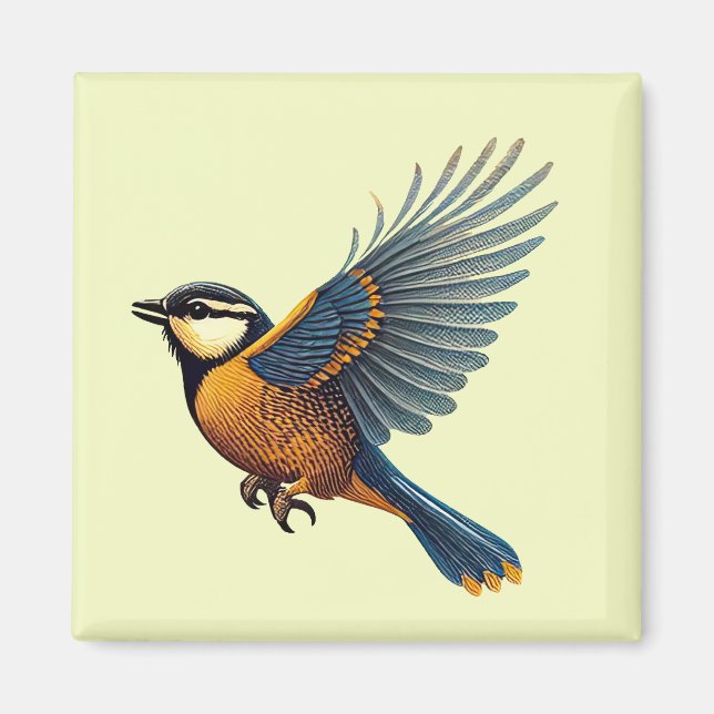 Íman Tit azul (Frente)