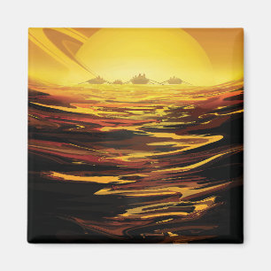 Íman Titã maior lua do planeta Saturno