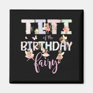 Íman Titi Da Fada De Aniversário Menina Mágica De Anive