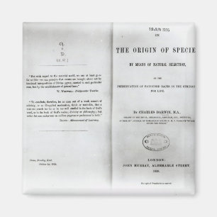 Íman Titlepage a 'na origem das espécies