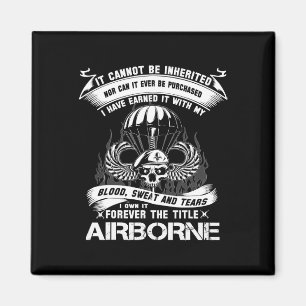 Íman Título "Airborne Army Ranger Vete"