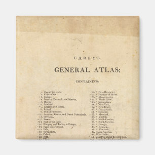 Íman Título Página Atlas geral de Carey