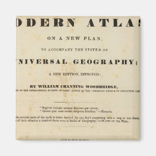 Íman Título Página Atlas Moderno
