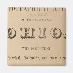 Íman Título Página de um Atlas Topográfico