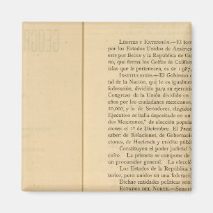 Íman Título Página do Atlas México 1874