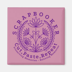 Íman Título: "Scrapbookers - Cortar, Colar e Repetir"