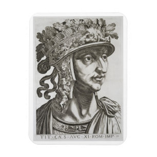 Íman Titus Caesar (39-81 ANÚNCIO), 1596 (gravura)