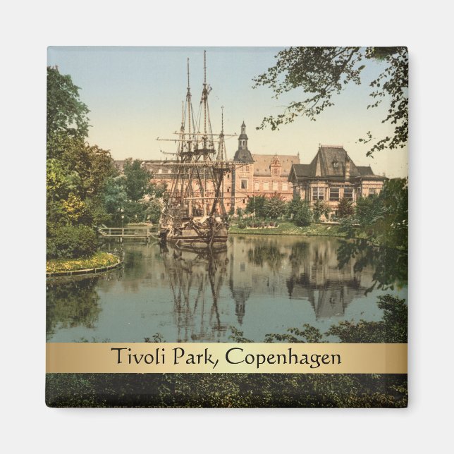 Íman Tivoli Park, Copenhaga, Dinamarca (Frente)