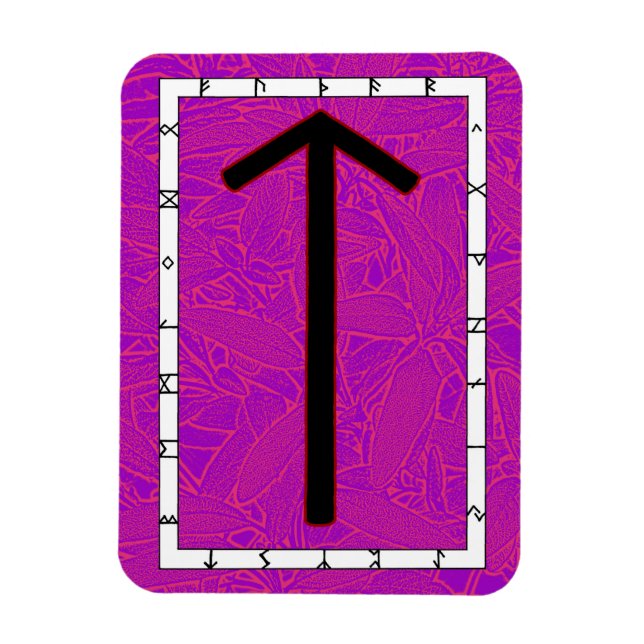 Íman Tiwaz Viking Rune Magnet - Vitória! (Vertical)