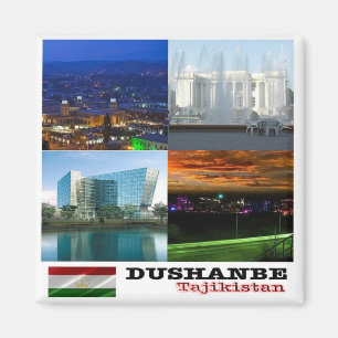 Íman TJ - Tajiquistão - Dushanbe - Mosaico de Colagem