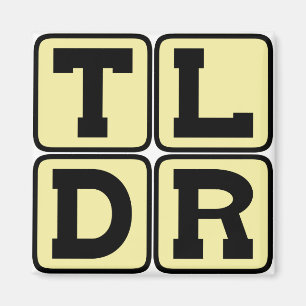 Íman TLDR Muito Longo Não Li TL;DR Acrônimo de Internet