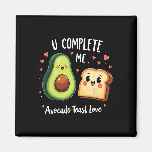 Íman Tó Completo Me Cute Torrada de Abacate Valentão D (Frente)