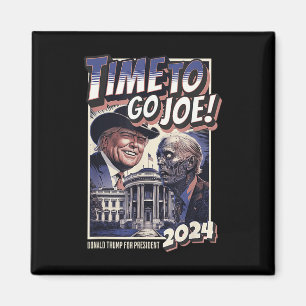 Íman To Go Joe Divertido Pro Trump & Zombie Biden 2024 