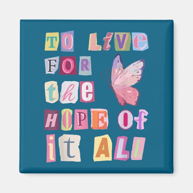 Íman To Live For The Hope Of It Music  (Frente)