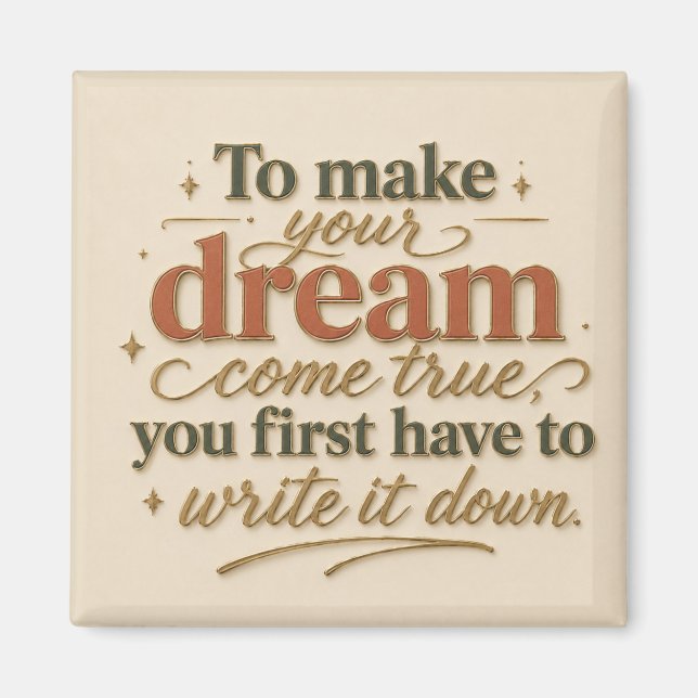 Íman To Make Your Dream Come True (Frente)