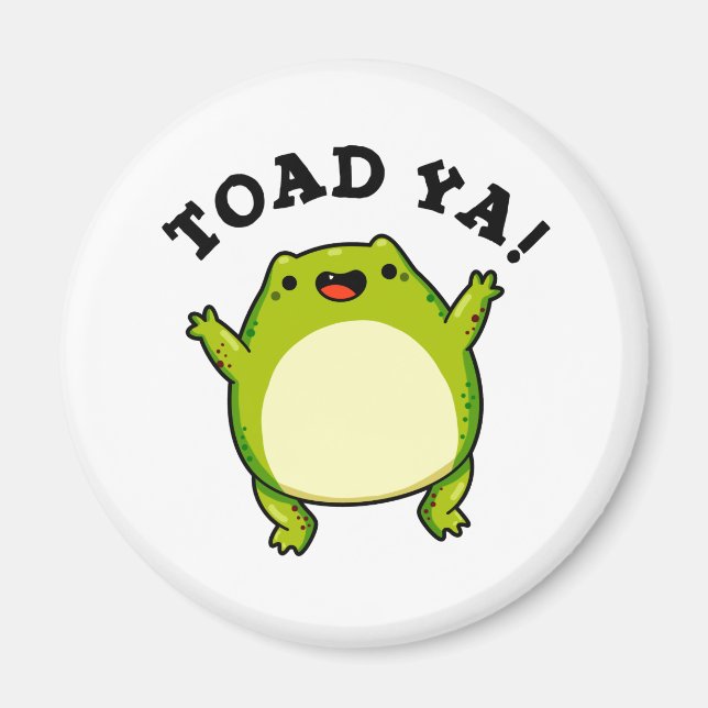 Íman Toad Ya Engraçado Sapo Pun (Frente)