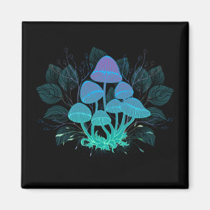 Íman Toadstools em arbustos