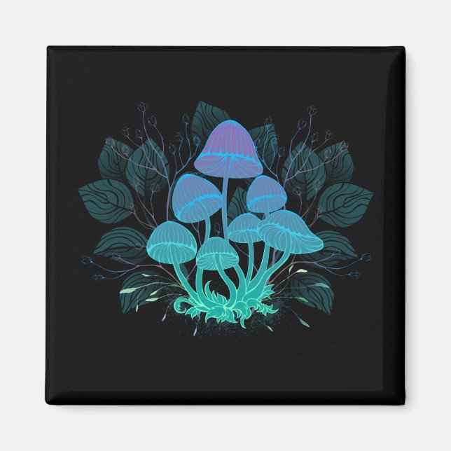 Íman Toadstools em arbustos (Frente)