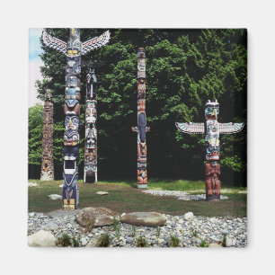 Íman Toalhas de Totem, Vancouver, Colômbia Britânica