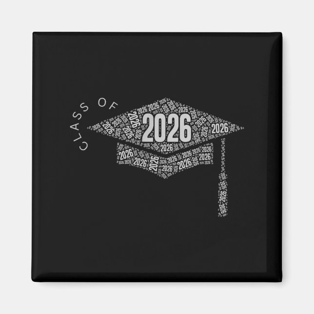 Íman Toca do chapéu de formatura da turma de 2026  (Frente)