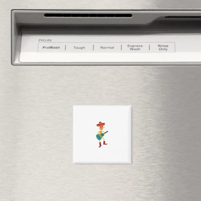 Íman Toca violão esqueleto festivo (In Situ (Dishwasher))