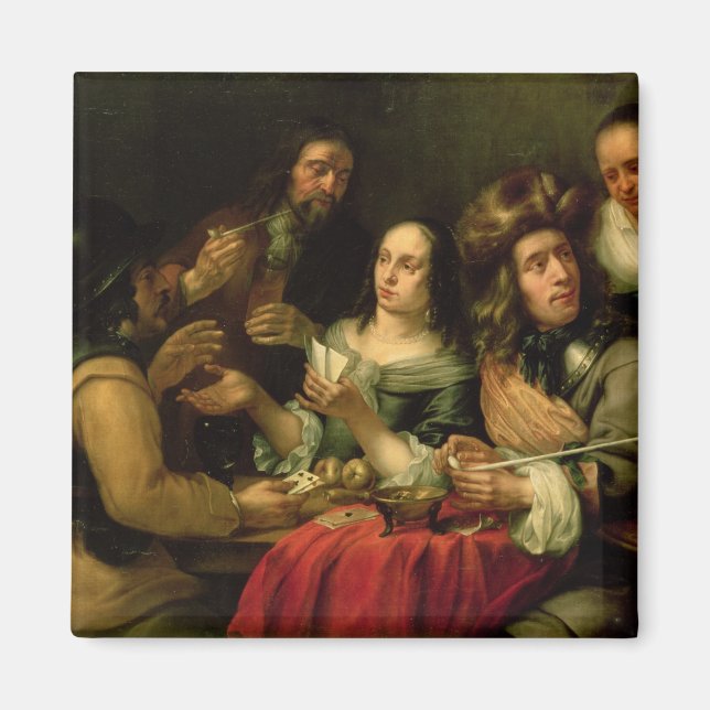 Íman Tocando Cartões (Frente)