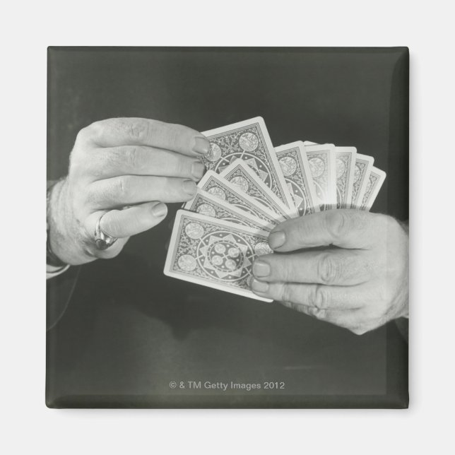 Íman Tocando Cartões (Frente)