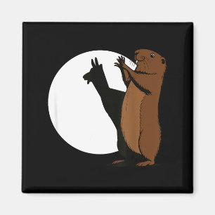 Íman Tocas de Marmota Llama Fantoche Divertido Marmota
