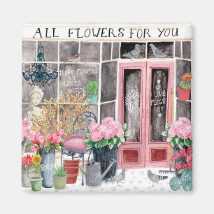 Íman Todas as flores para você ímã de  
