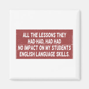 Íman Todas as lições que tinham tido não tiveram impact