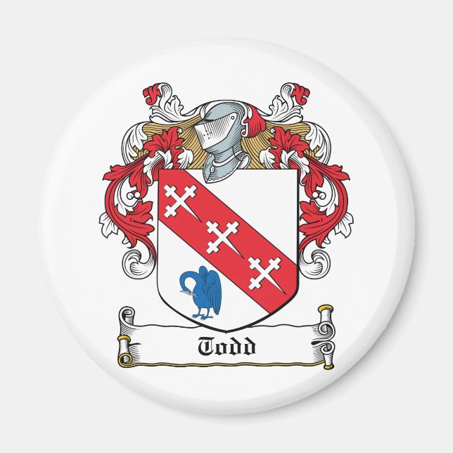 Íman Todd Family Crest (Frente)