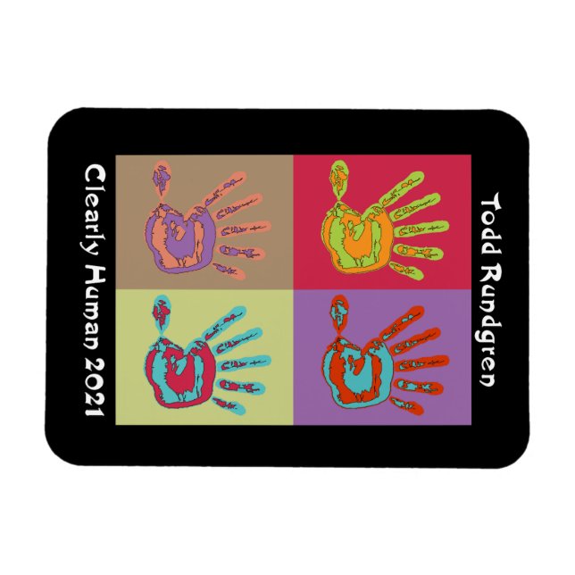 Íman Todd Rundgren Claramente Mão Humana (Horizontal)