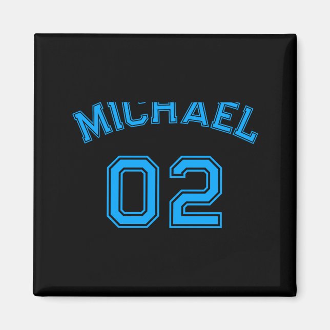 Íman Toddler Boy Blue Name Jersey Number Srts Cotton To (Frente)