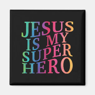Íman Toddler Jesus É Meu Super Herói Cristão Deus Filho