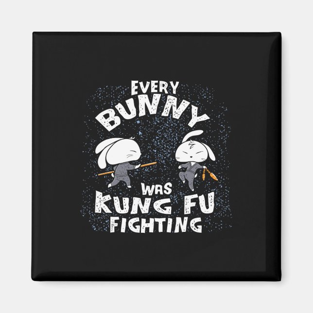 Íman Todo coelho estava lutando kung fu ninja karatê do (Frente)