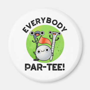 Íman Todo mundo em um jogo de golfe