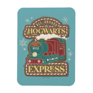 Íman Todos a bordo do cookie de Natal Express HOGWARTS™