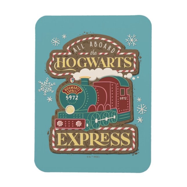 Íman Todos a bordo do cookie de Natal Express HOGWARTS™ (Vertical)