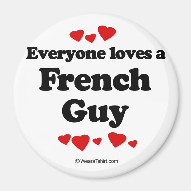 Íman Todos amam uma cara francesa (Frente)